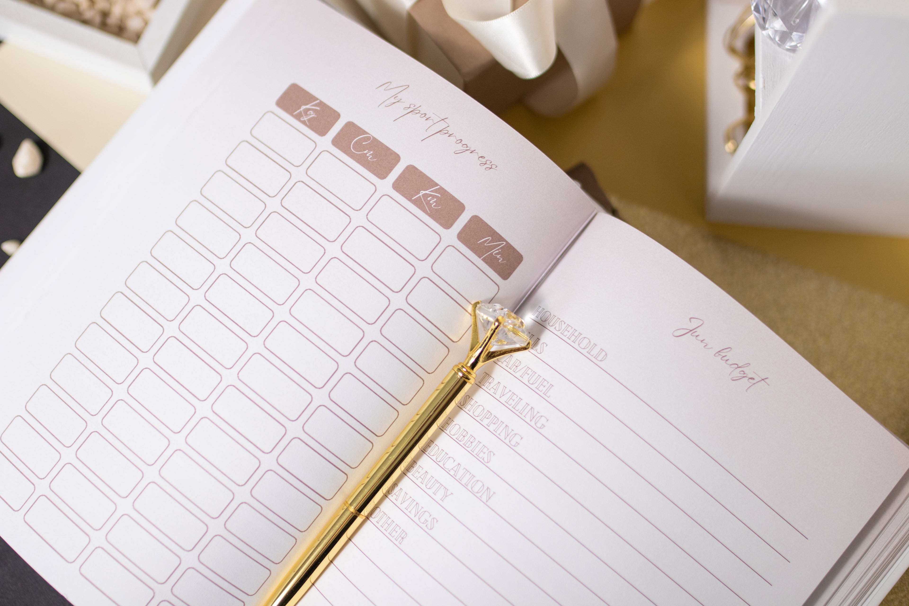 myDiamina Diary - white