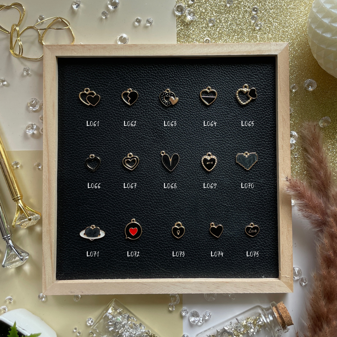 Celebrate love stories, deep connections, and self-love with charms that speak from the heart.